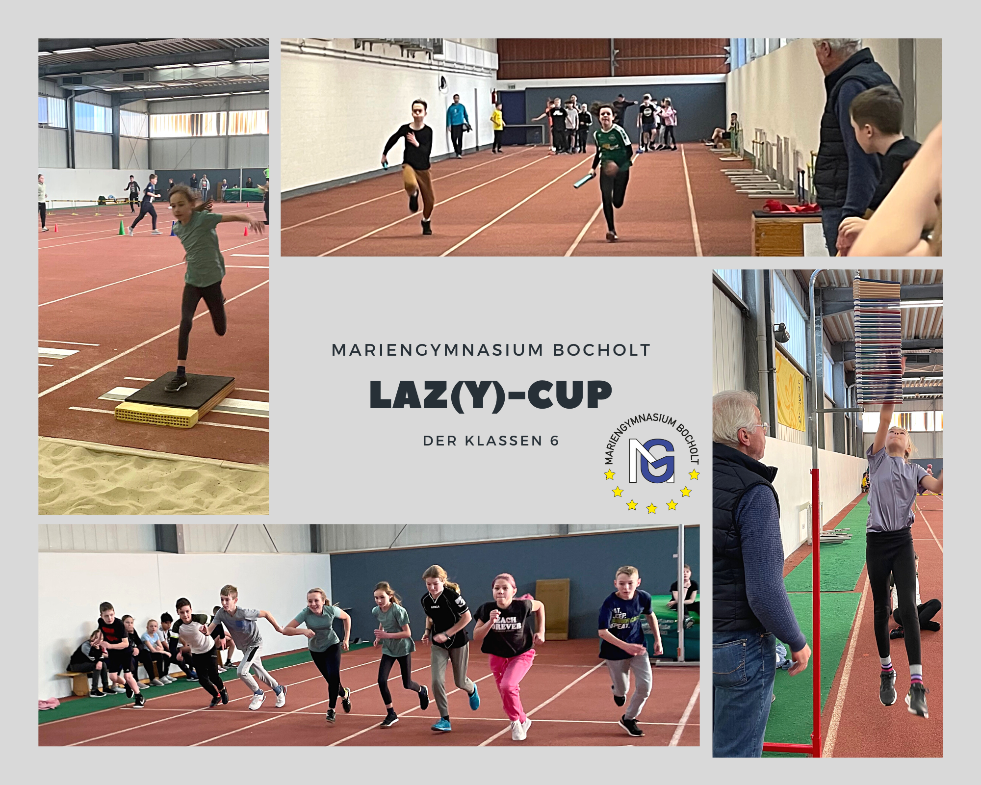 Nachrichtenbild: Die 6. Klassen nehmen motiviert und voller Power am LAZy-Cup teil