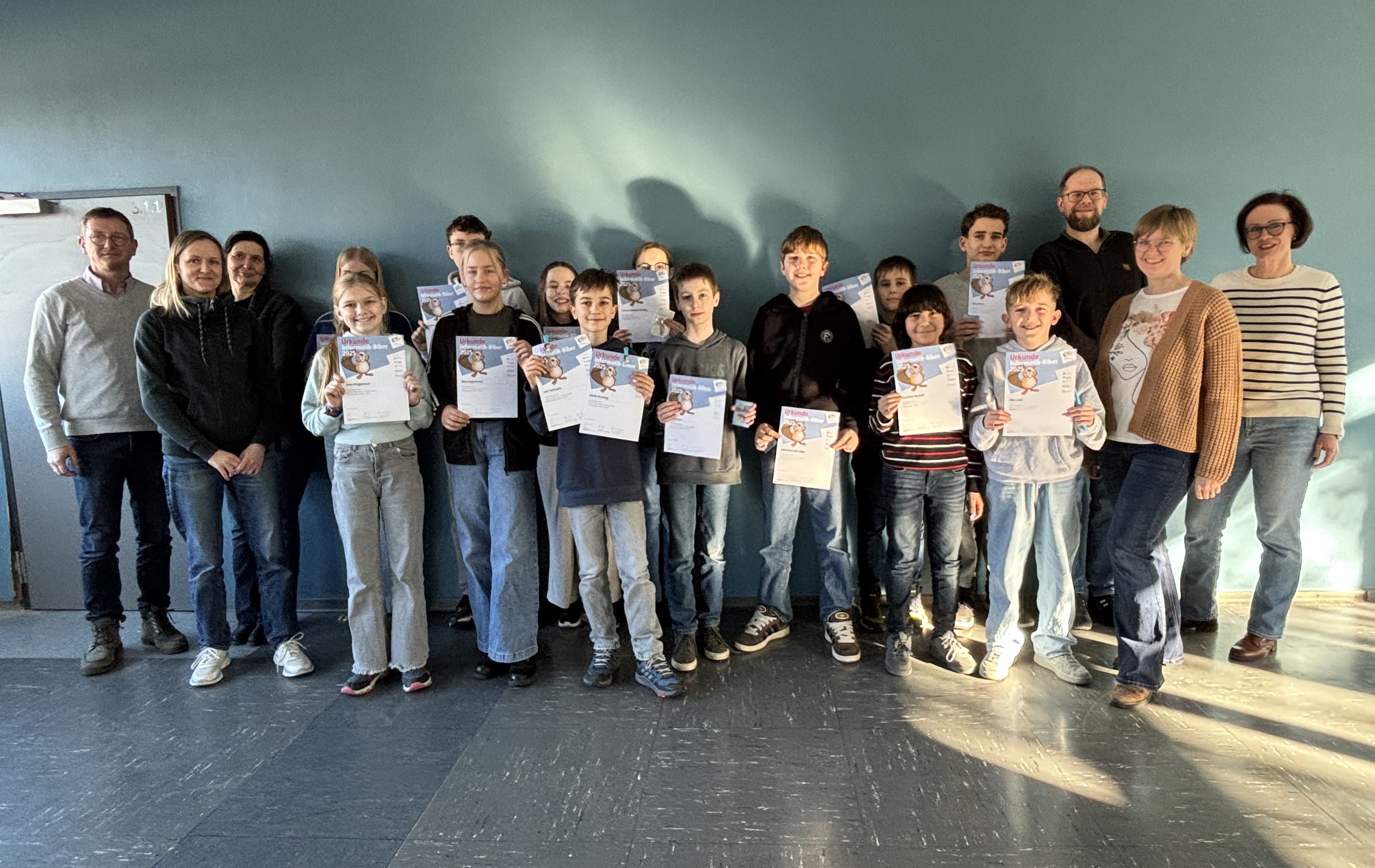 Nachrichtenbild: Erfolgreiche Teilnahme am Biber-Wettbewerb