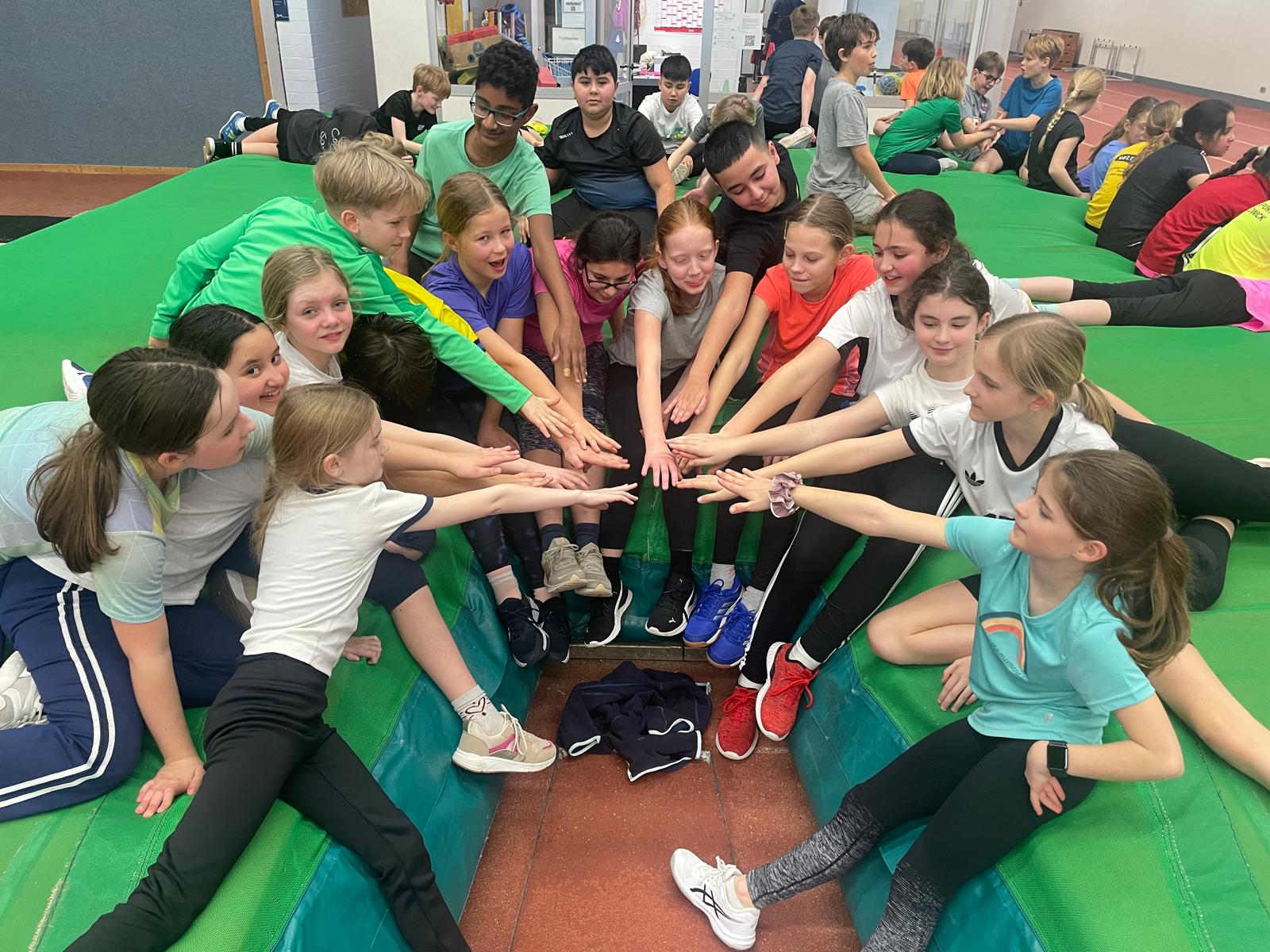 Nachrichtenbild: Unsere Fünftklässler waren gar nicht faul beim LAZy-Cup