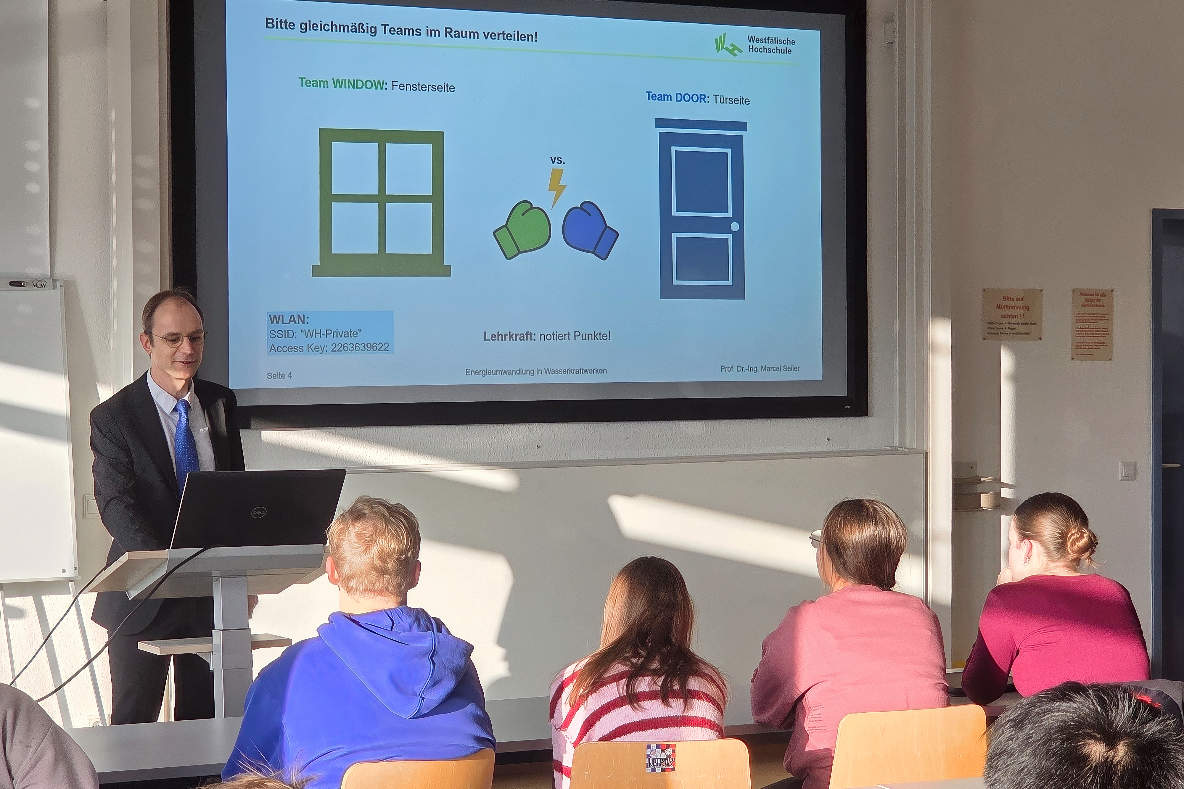 Nachrichtenbild: Turbinentechnik mit der Jungen Uni an der Westfälischen Hochschule