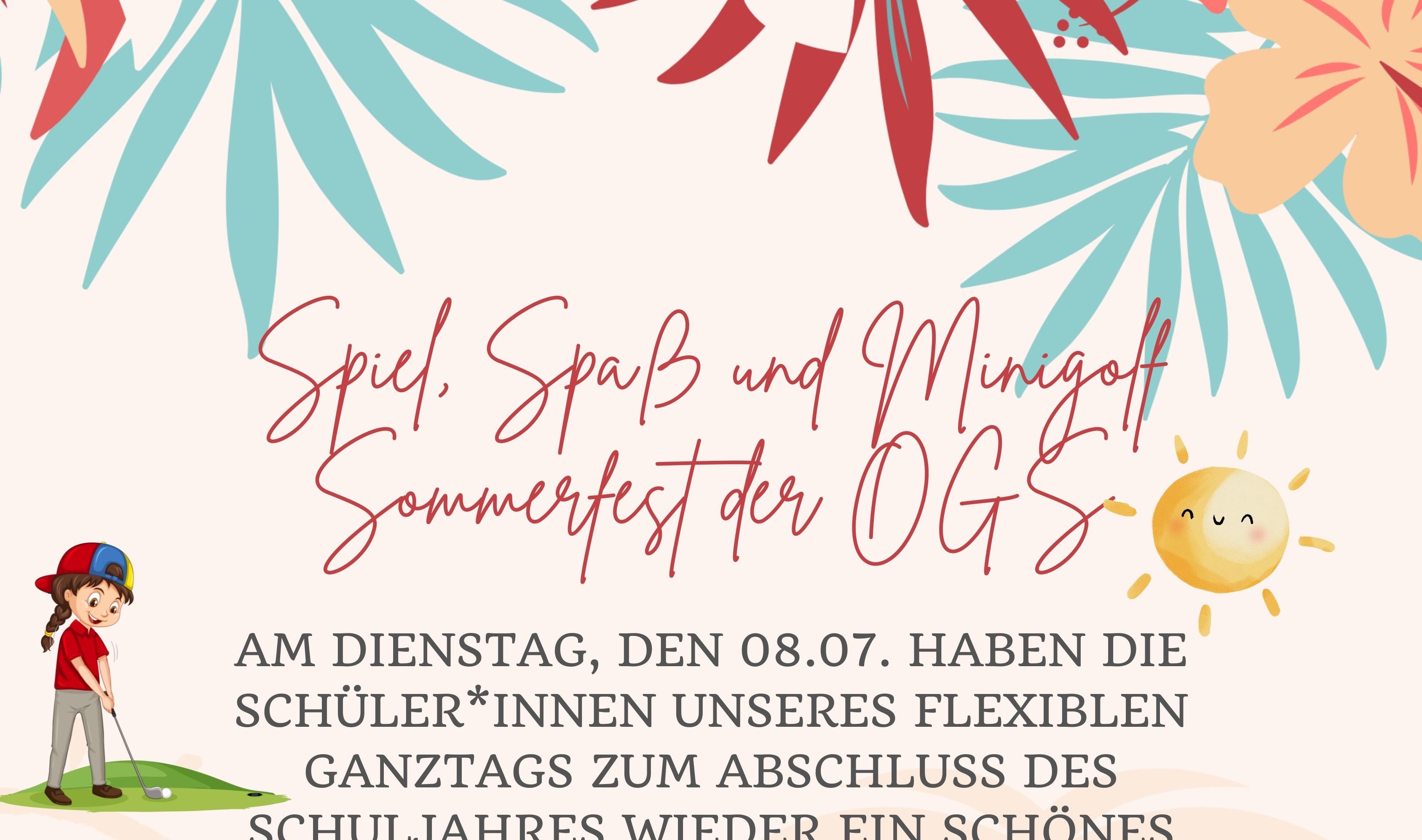 Nachrichtenbild: Sommerfest im flexiblen Ganztag