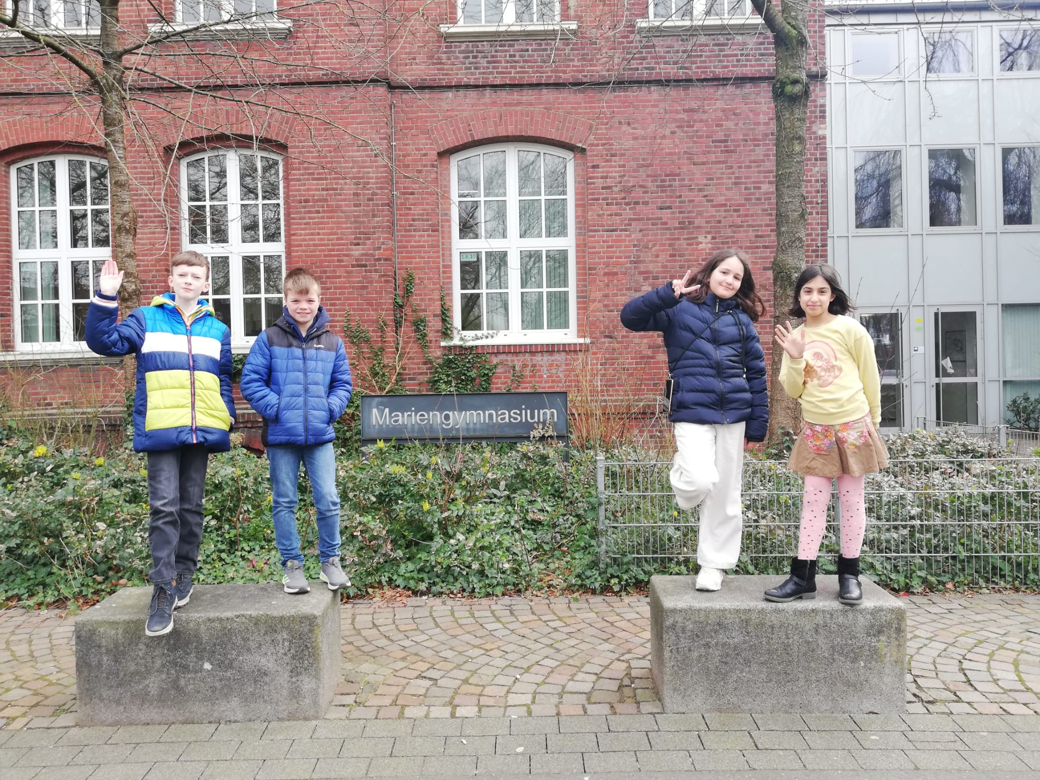 Nachrichtenbild: Besuch an der St.-Bernhard-Grundschule