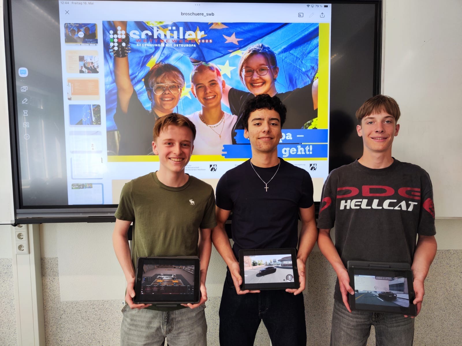Nachrichtenbild: Johan Böing, Julius Glöckner und Matthis Hante erlangen Siegerpreis 
