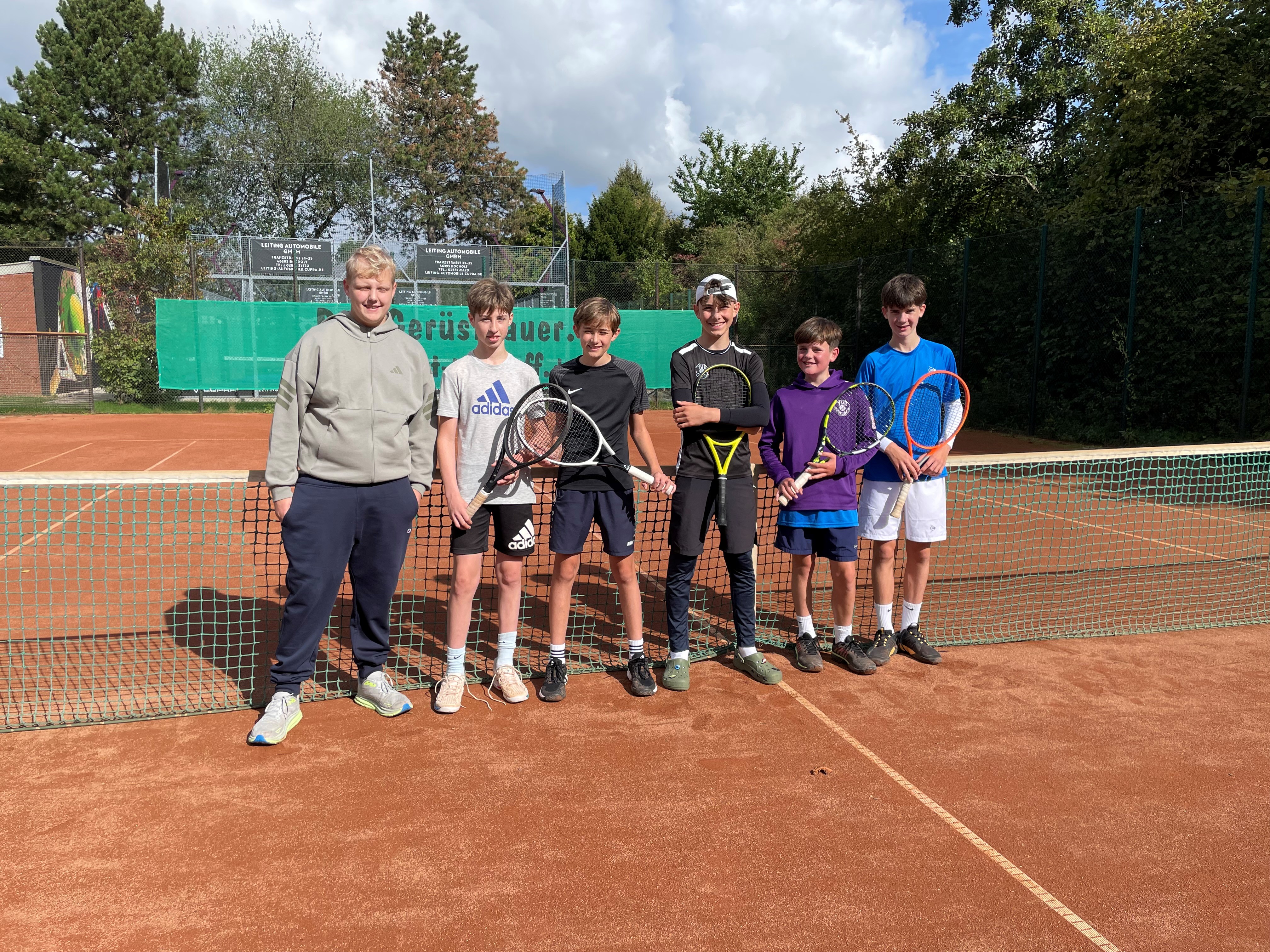 Nachrichtenbild: 3. Platz bei den Kreismeisterschaften Tennis Jungen (U16)