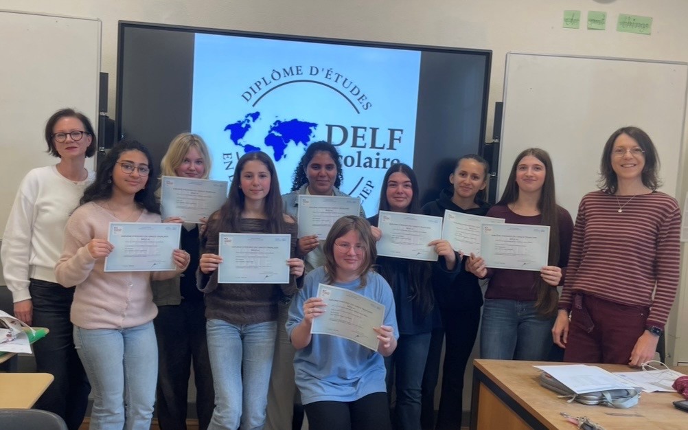 Nachrichtenbild: Verleihung der DELF-Diplome